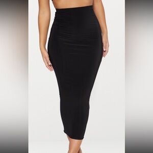 PLT Second Skin Slinky Midaxi Skirt